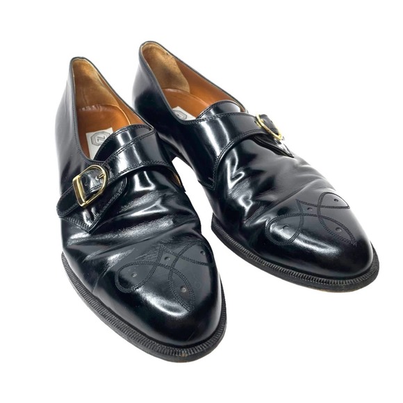 Zanin Other - Zanin Men’s Gold Buckle Leather Dress Shoes (10M)